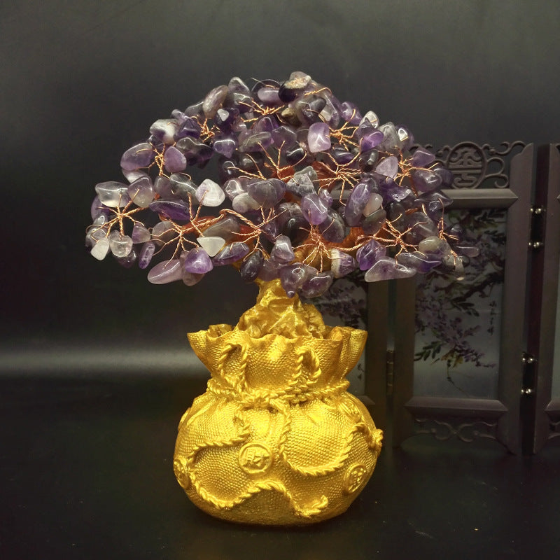 Crystal Money Tree | Feng Shui Wealth Decor