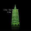 天柱 Tian Zhu - Heavenly Pillar （文昌塔-玉石  Natural Jade Wen Chang Tower for Structure & Wisdom）