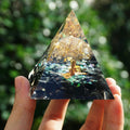 Orgonite Crystal Pyramid | EMF Protection & Positive Energy