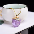 Natural Crystal Necklace With Gemstones