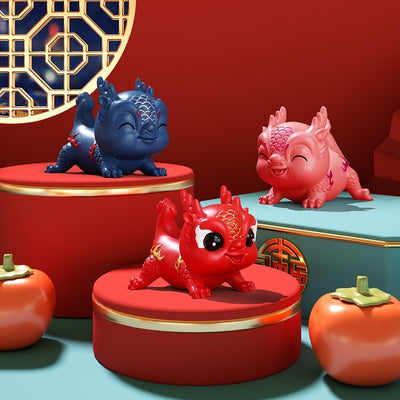 Chinese Zodiac Dragon Table Decor | Creative Home Ornament for Luck & Power
