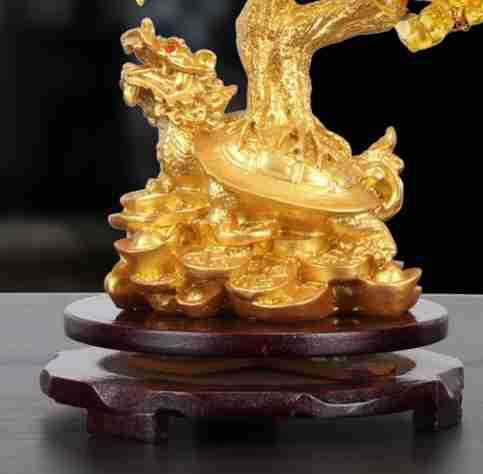 Citrine Small Water Turtle Money Tree | Feng Shui Wealth Decor